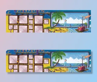 儿童节可爱风格板报图片