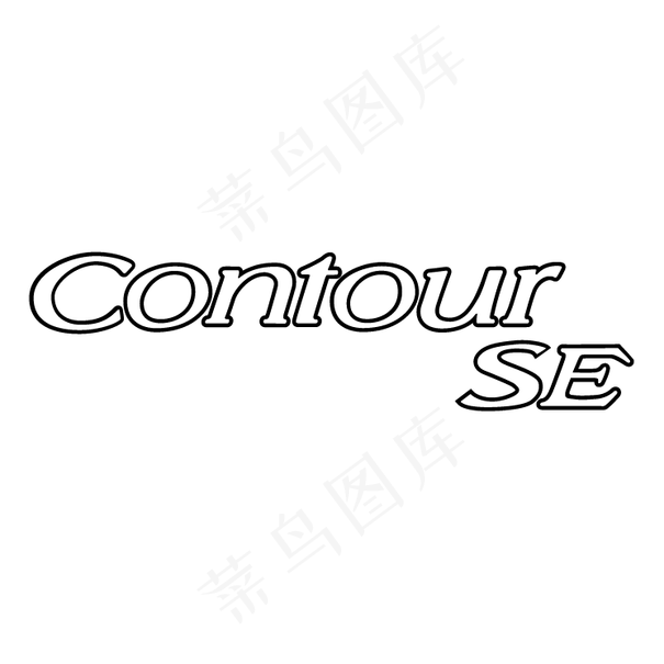 轮廓色eps,ai矢量模版下载