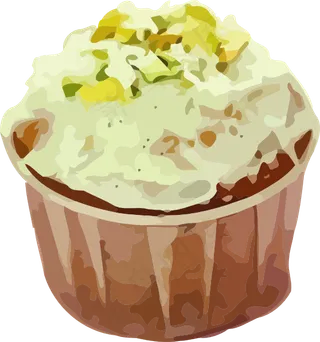 小纸杯蛋糕剪贴画