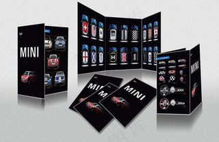 宝马汽车配件三折页图片