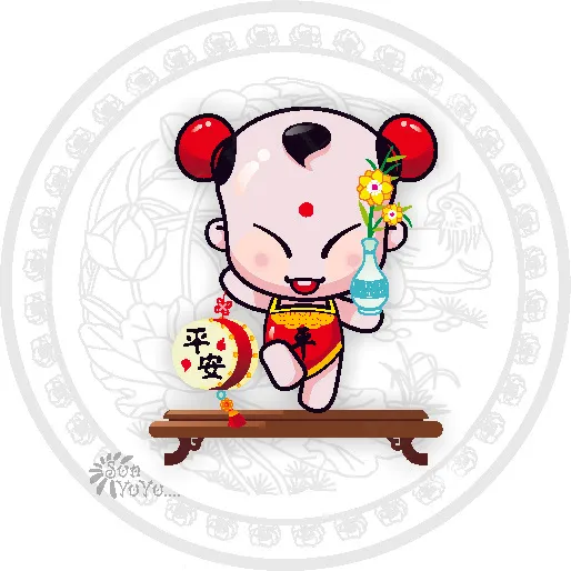 招财童子 卡通形象 矢量AI_03ai矢量模版下载