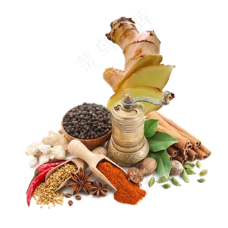 生姜蔬菜海报PNG素材