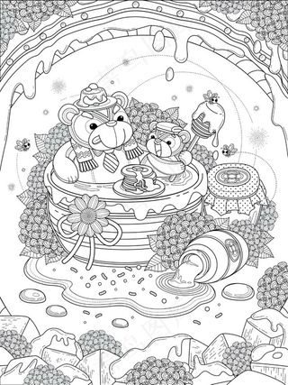 矢量手绘动物插画图片