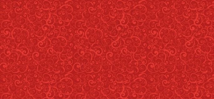 红色喜庆花纹背景