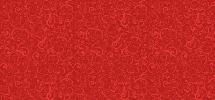 红色喜庆花纹背景