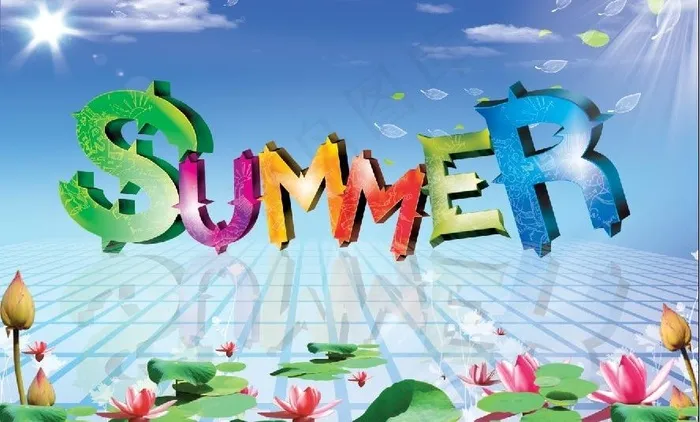 夏天服装海报图片(5315X3543(DPI:300))psd模版下载