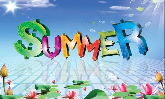 夏天服装海报图片