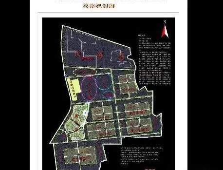包头万水泉农业产业园区总体规划图psd模版下载