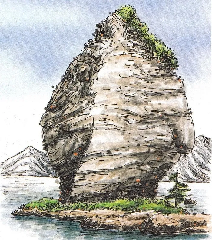 风景写生图片