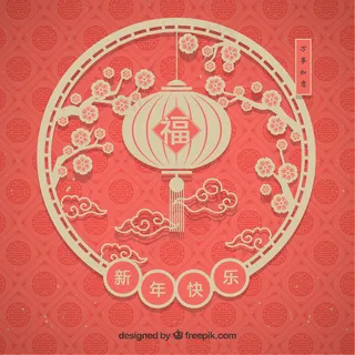 优雅的中国灯笼背景