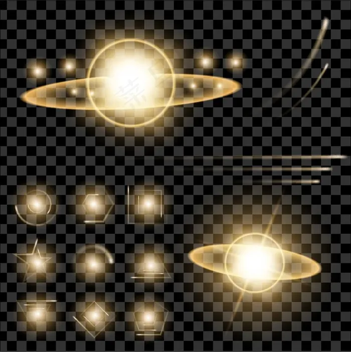 梦幻光点eps,ai矢量模版下载