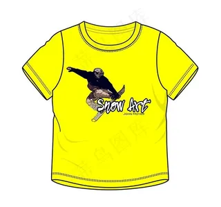 滑板男孩t恤图片