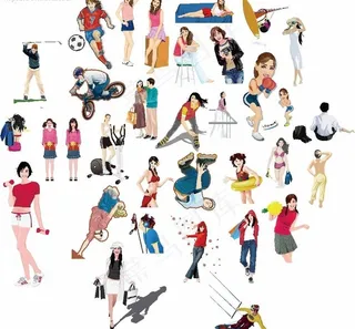 体育运动人物图片