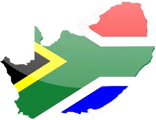 南非国旗的2
