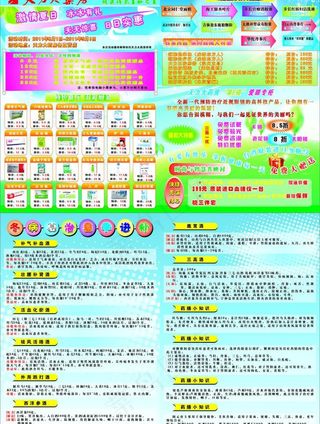天力大药房宣传单图片