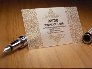 最新金色欧式花纹尊贵高档大气透明名...