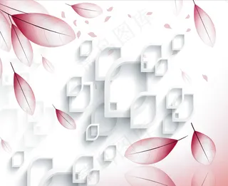 花瓣抽象背景墙