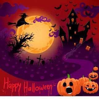 万圣节儿童海报