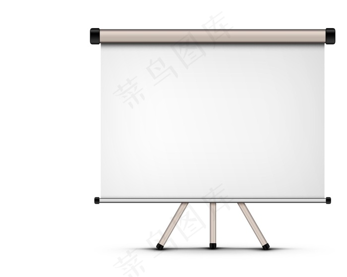 空白放映银幕矢量素材