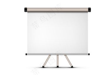 空白放映银幕矢量素材