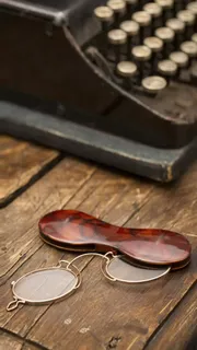 复古眼镜高清摄影图片