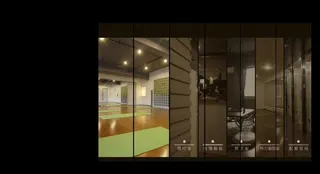 瑜伽馆网站效果图黑色图片