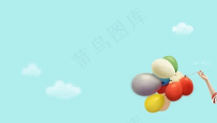 动漫气球图片