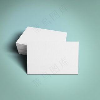 简约风格名片设计样机