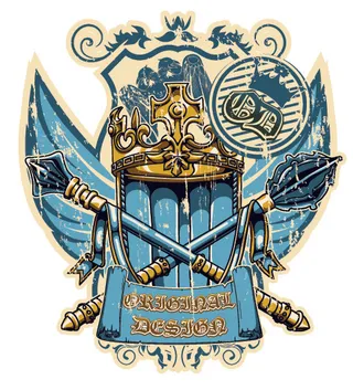 多款复古徽标logo设计图标eps...