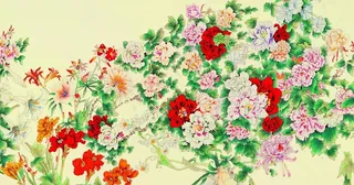 玫瑰花 牡丹花图片