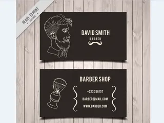 黑色创意简洁名片