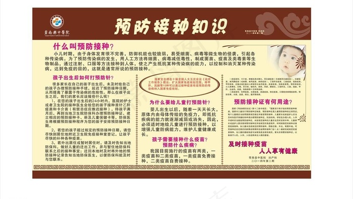 医院宣传窗cdr矢量模版下载