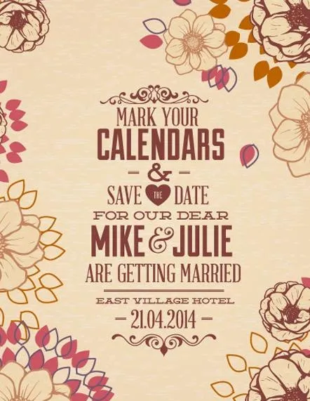 婚礼请柬背景图片eps,ai矢量模版下载