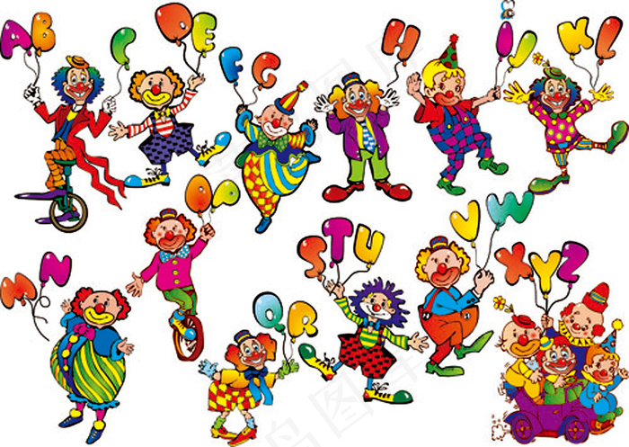 马戏团表演矢量图3