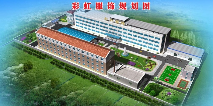 企业厂区效果图图片