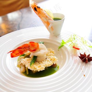 锅巴凤尾虾图片