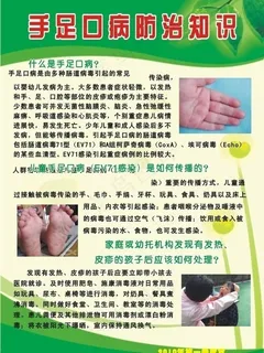 手足口病防治知识图片
