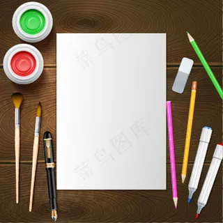 精美绘画用品设计矢量素材 精美绘画用品设计矢量素材