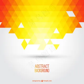 黄色背景矢量图