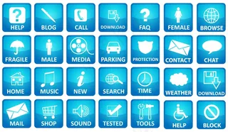 向量的商业图标