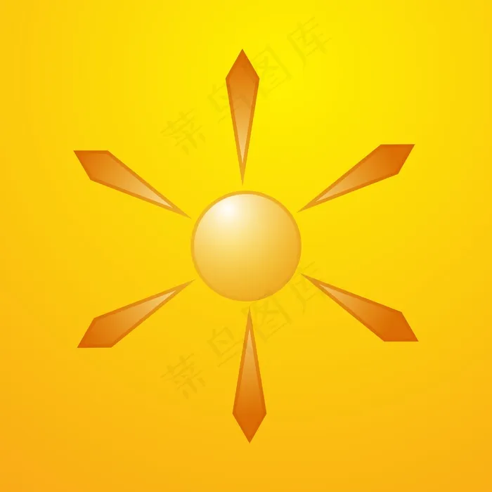 摘要矢量太阳的设计eps,ai矢量模版下载