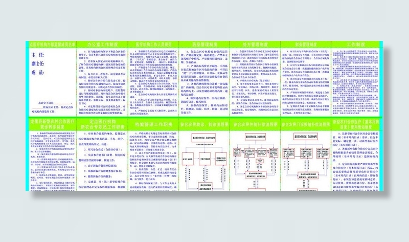 工作制度图片cdr矢量模版下载