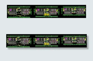 住院大楼建筑平面图