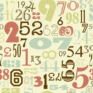 无缝的数字背景复古复古风格