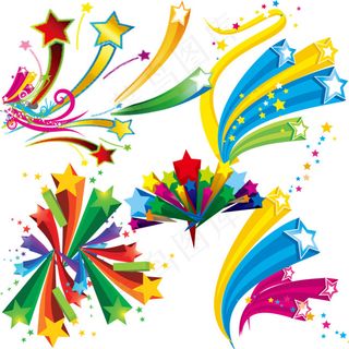 立体星星促销素材PSD模板下载