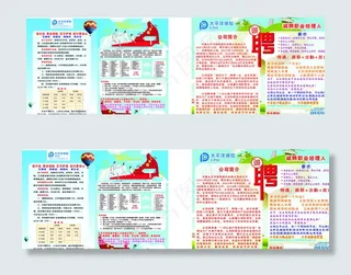 太平洋保险 宣传单图片