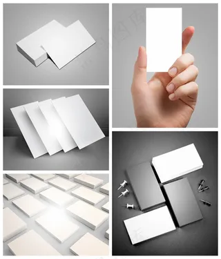 空白名片展示贴图