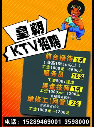 ktv招聘图片