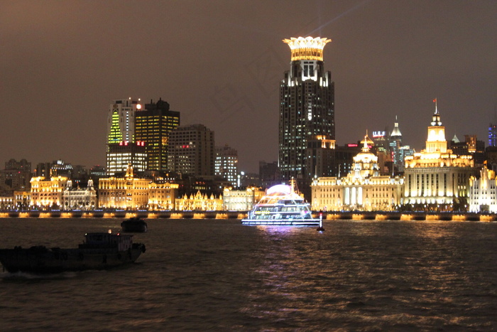 上海滩夜景图片