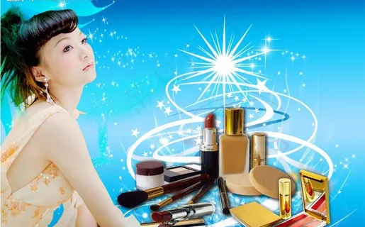 化妆品广告图片
